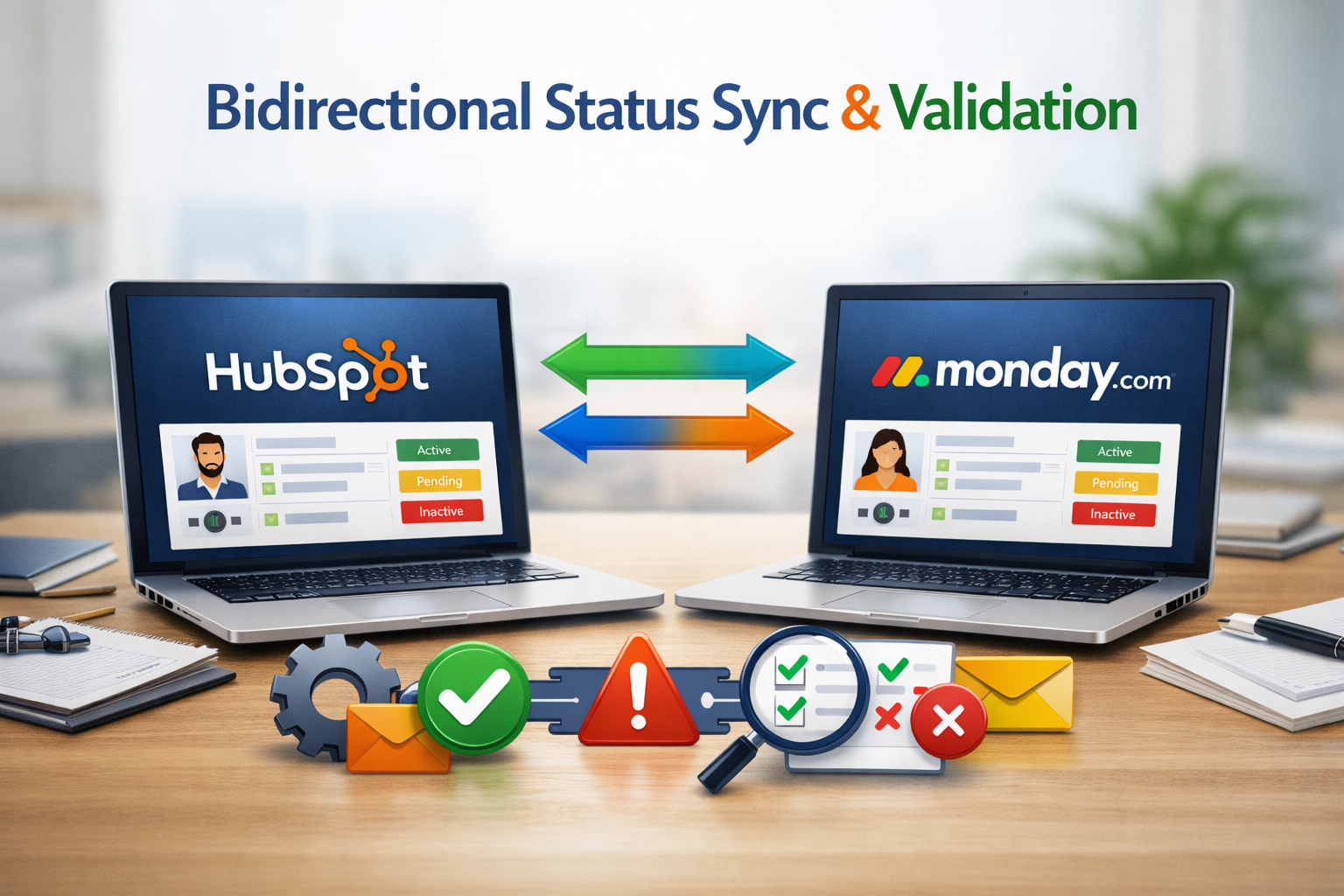 Bidirectional Status Sync & Validation